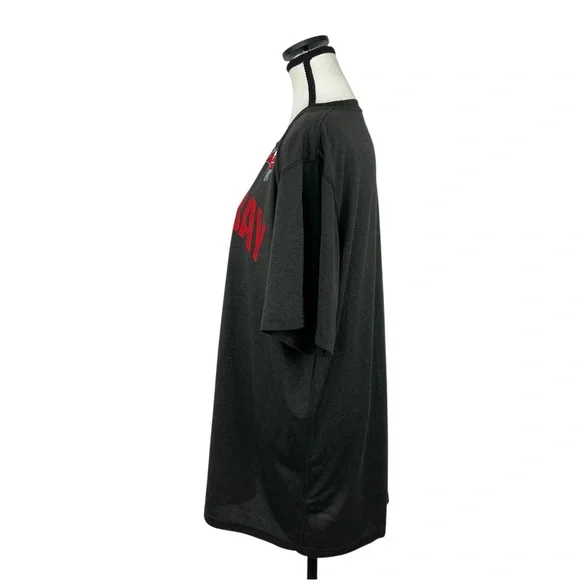 Nike Dri-Fit Tampa Bay Buccaneers T-Shirt Men’s XL NFL Team Apparel Black Red - Picture 3 of 11